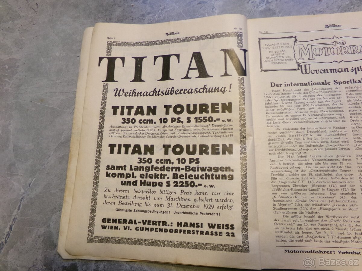 Das Motorrad 1929 origo-původní motočasopis - 4
