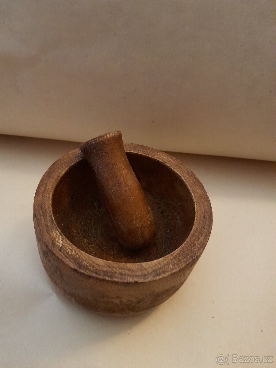 Dřevěný hmoždíř/mango - 4