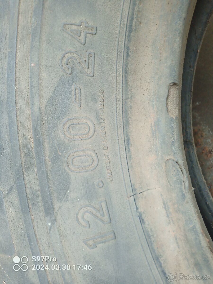 Zetor 25 A zadní pneu 12,00-24 - 4