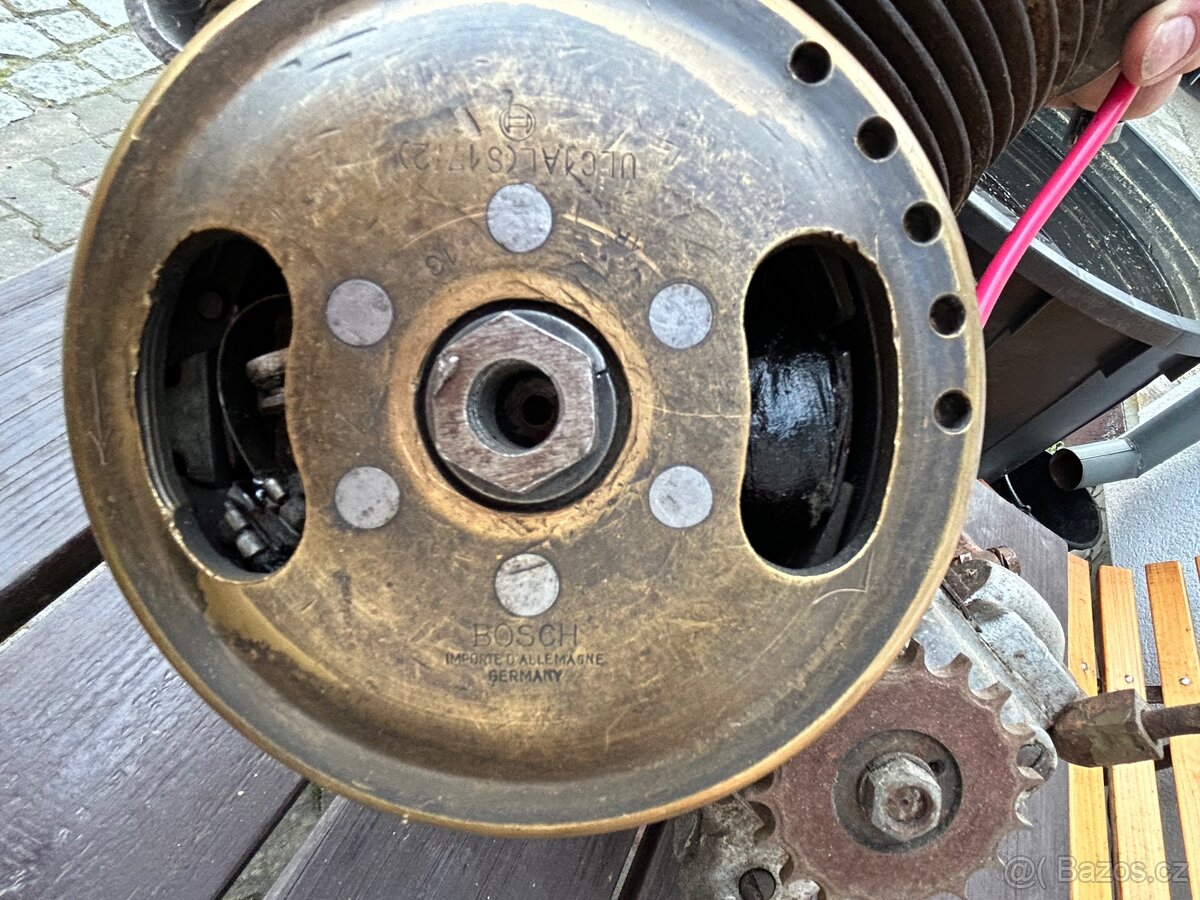 Čz Předválečná 175, přírubový motor - 4