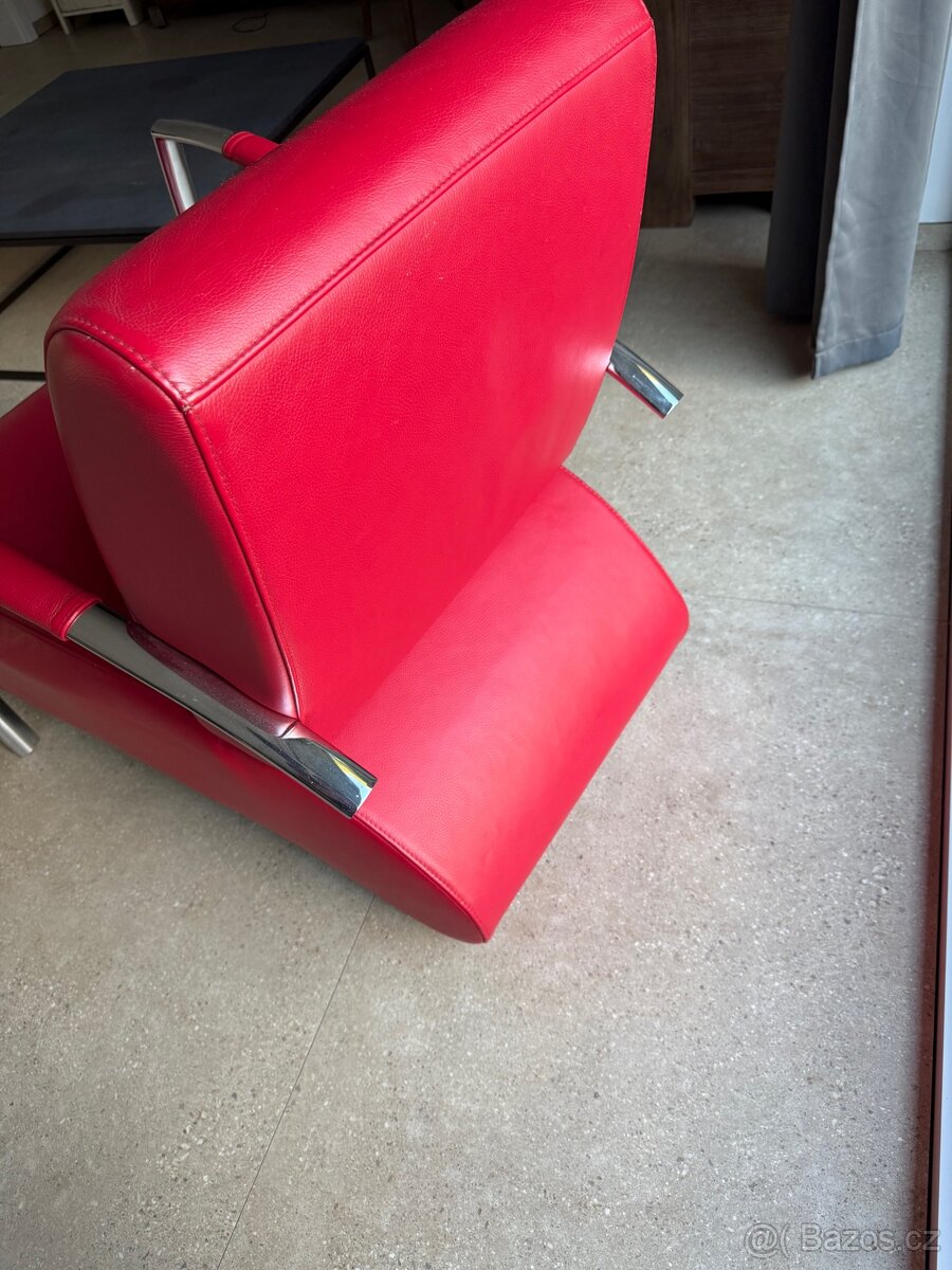 Designové kožené křeslo KLER - 4