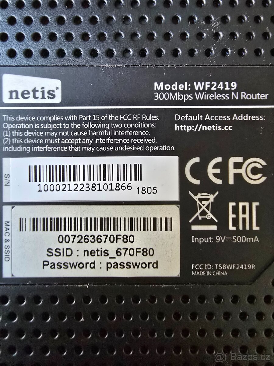 Wifi router NETIS WF2419 - 4