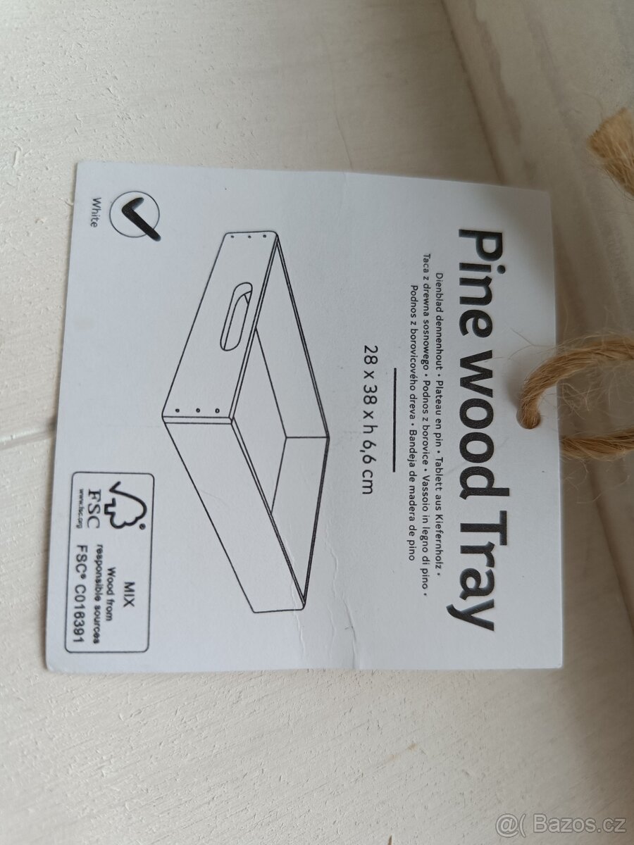 Dřevěný podnos - nový s visačkou - 4