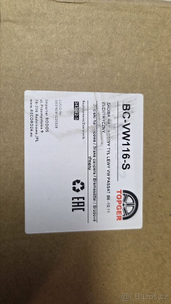 Brzdový třmen Passat b6 - 4