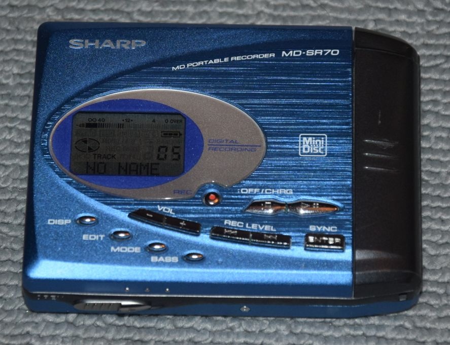 Minidisc SHARP MD-SR70, media,manual, příslušenství - 4