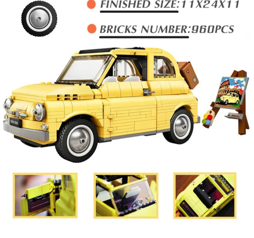 stavebnice Fiat 500 - 4