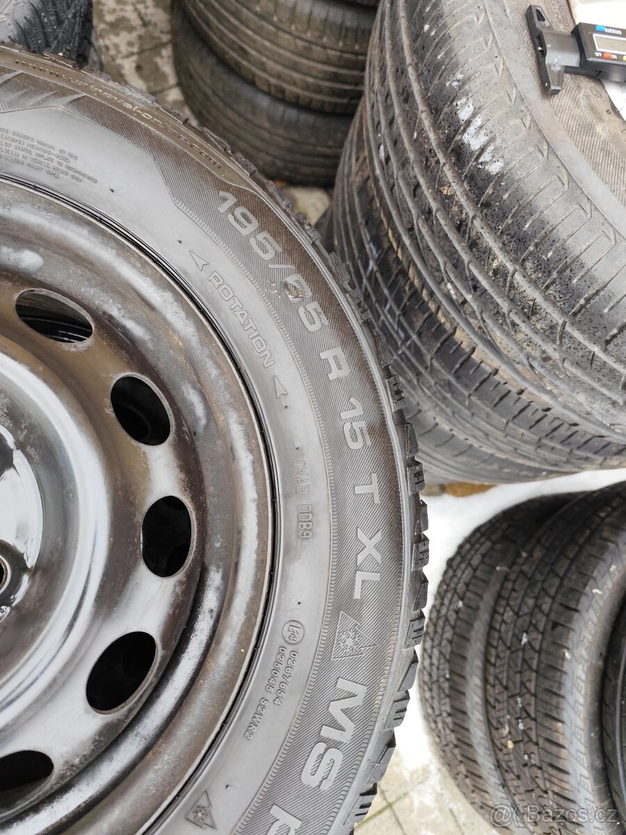 ZIMNÍ SADA 5x112 r15 + ZIMNÍ PNEU - 4