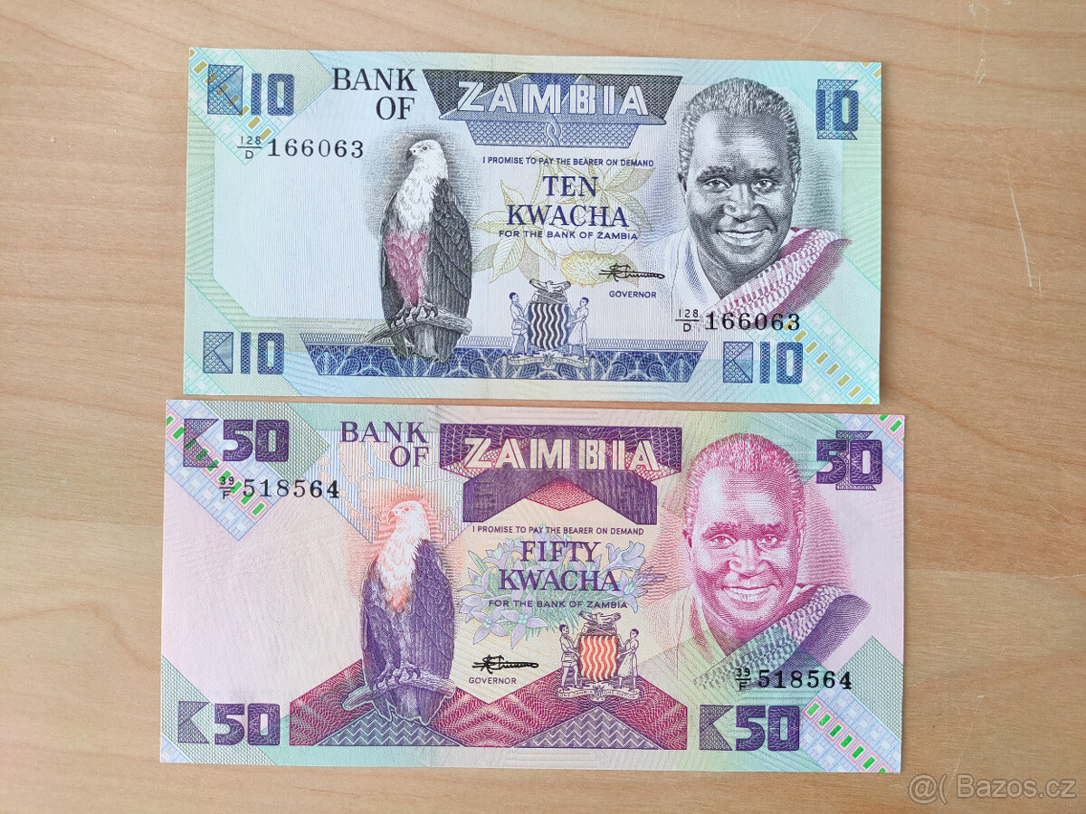 4 bankovky ze Zambie - 4