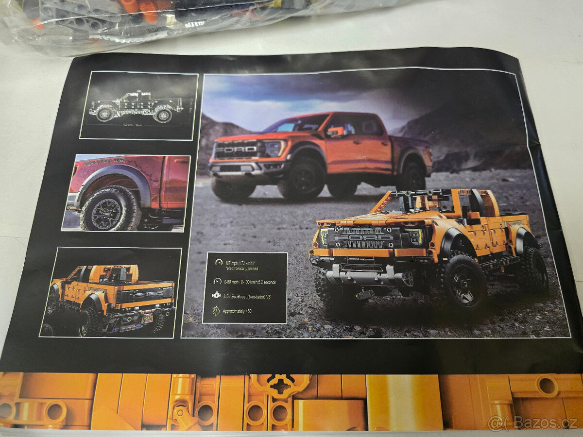 STAVEBNICE Technic 42126 Ford F-150 Raptor NÁHRADA - 4