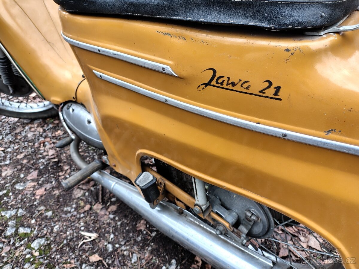 Jawa 50/21 pionýr s platným TP a SPZ - 4