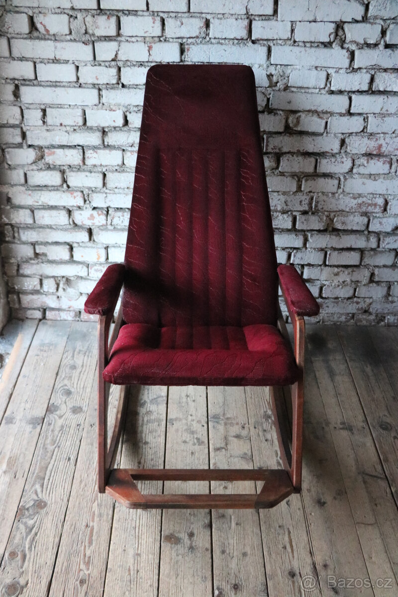 Houpací křeslo / ÚLUV / retro - 4