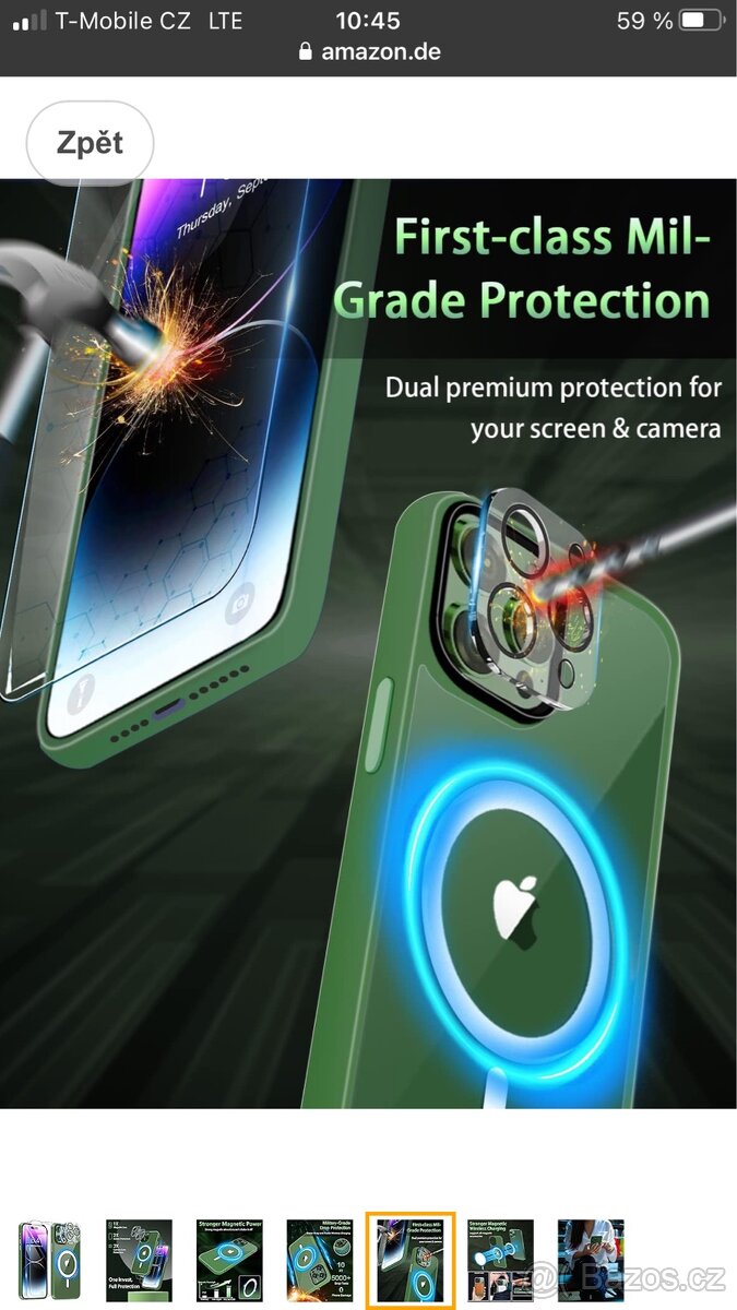 Pouzdro na iPhone 14 Pro Max, 2x ochranné sklo + fotoaparát - 4