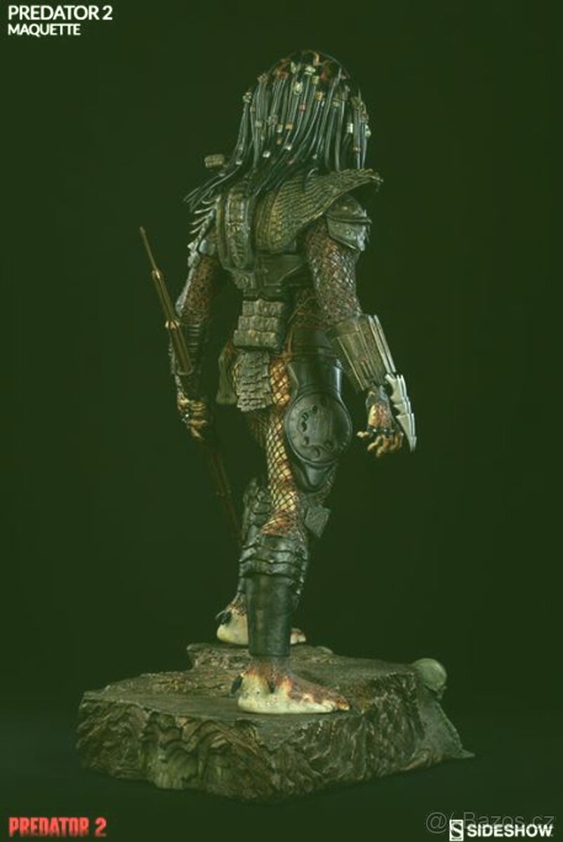 Predator 2 maquette 1/4 Exclusive 72cm, Sideshow+dárek - 4