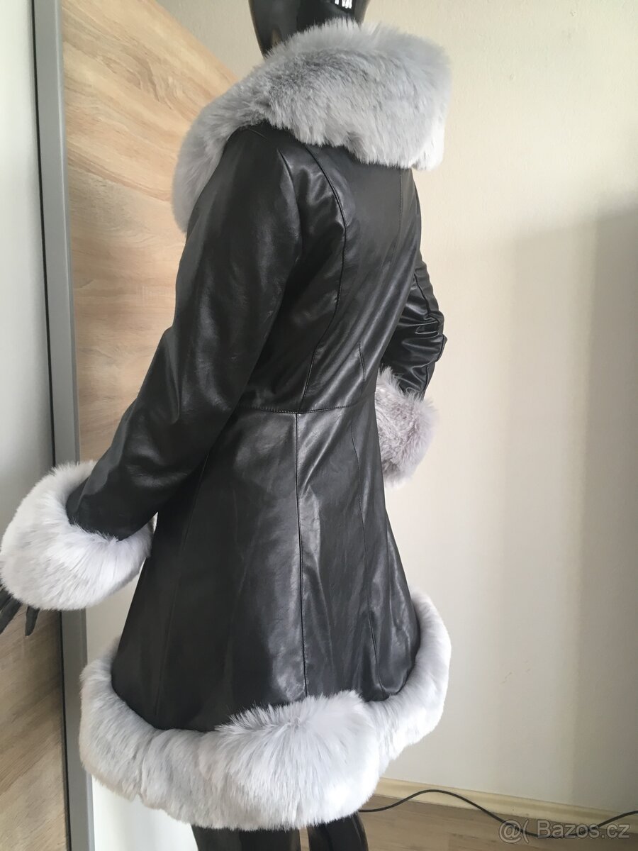 Koženková bunda, kabát - 4