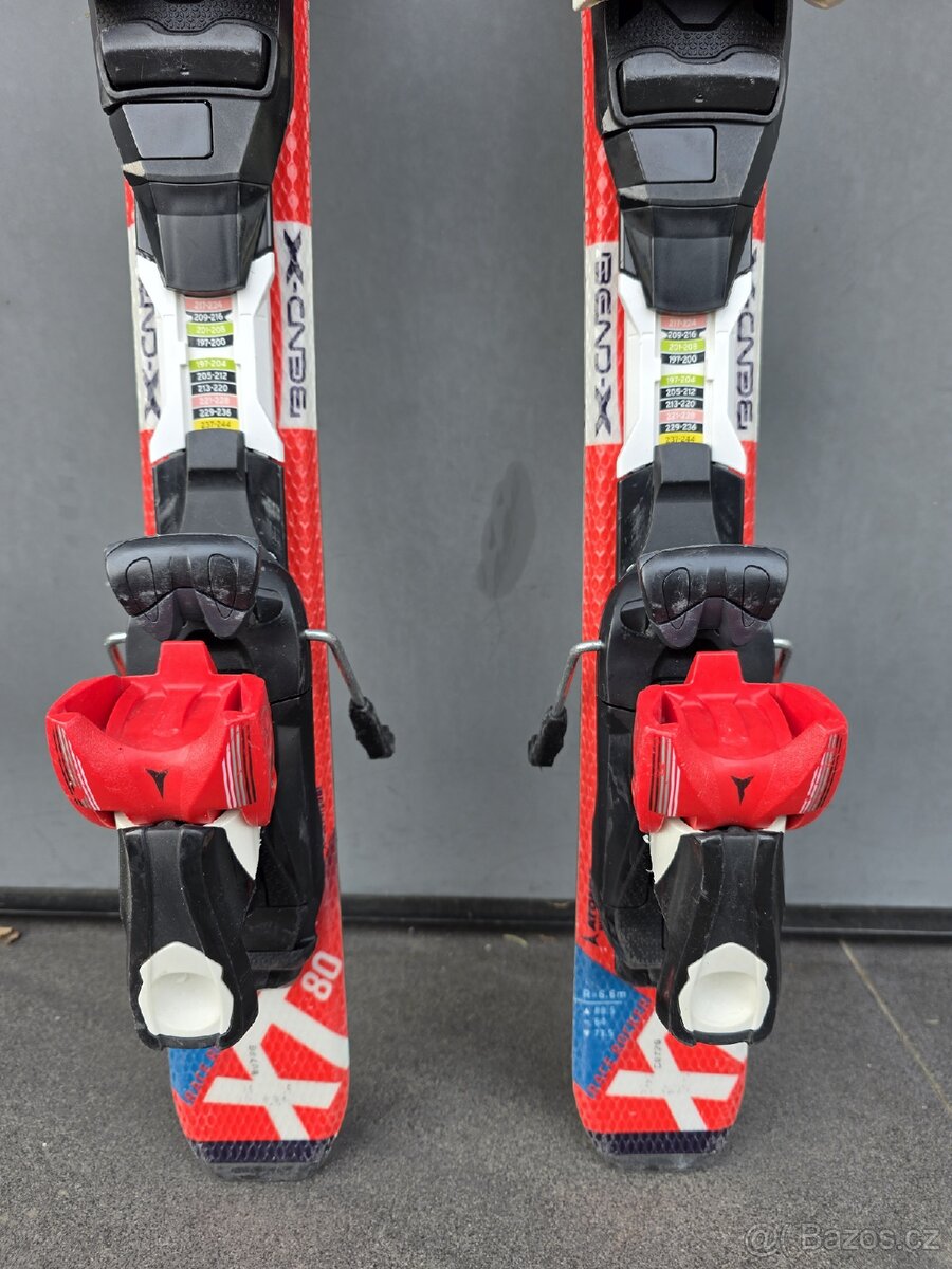 Dětské lyže ATOMIC, 80 cm + lyžáky + přilba - 4