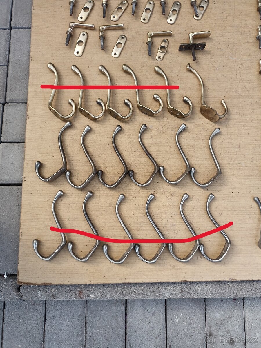 Mosazné kliky,kličky,kličky na okna,oliva,půloliva-2. - 4