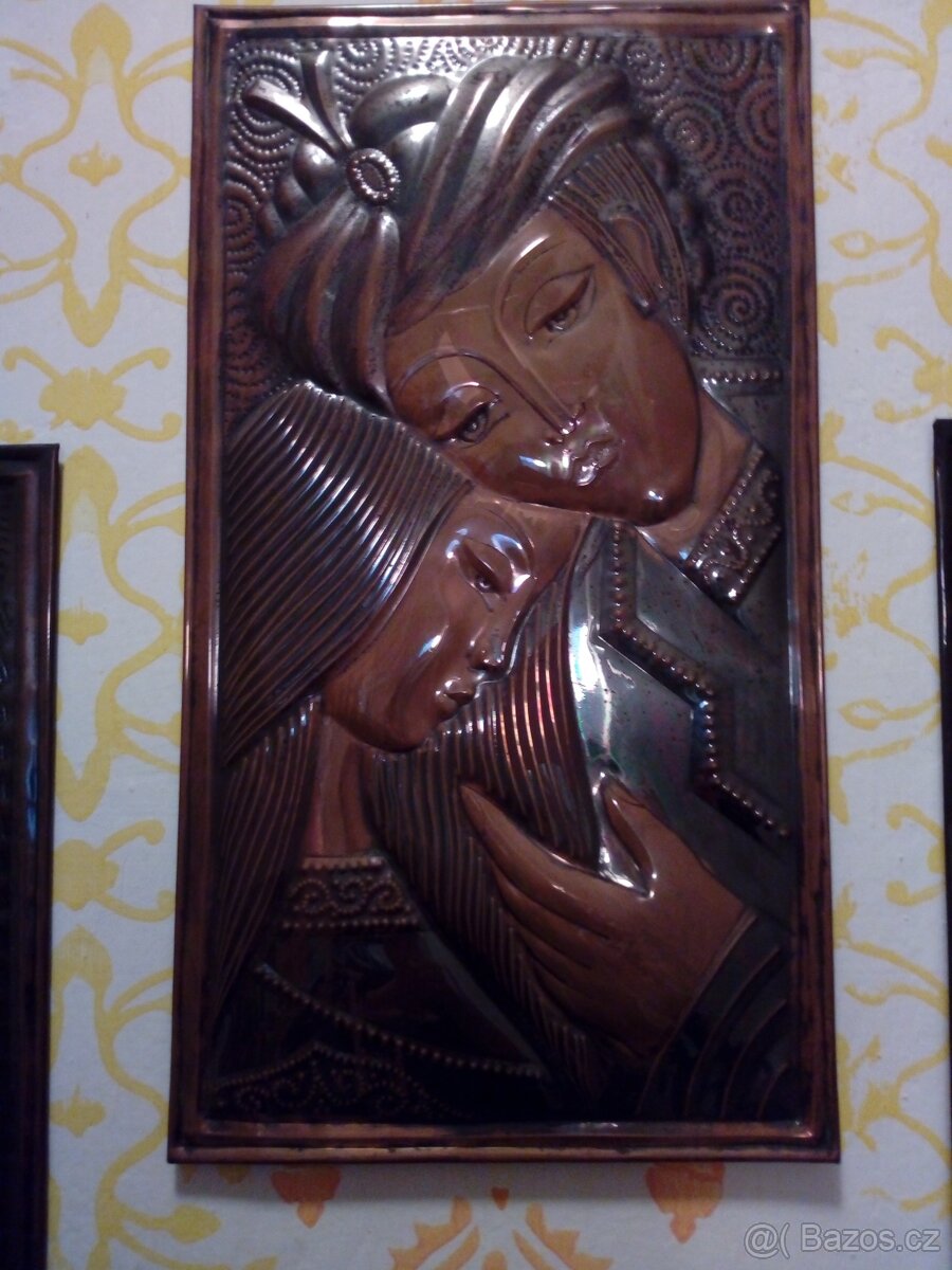 Měděné tepané obrázky - 4