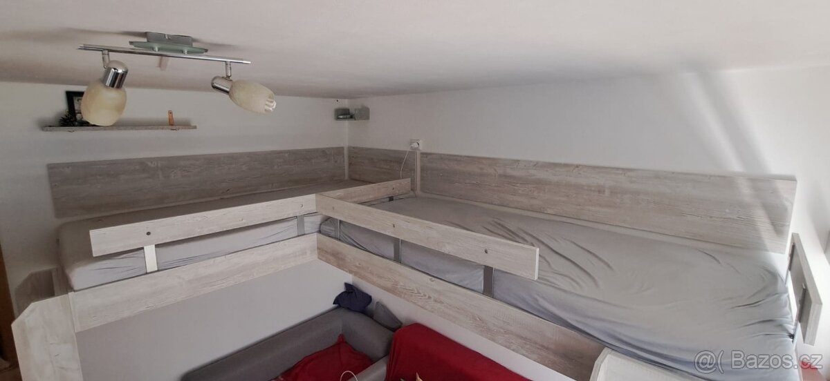 Patrové postele do L - 4