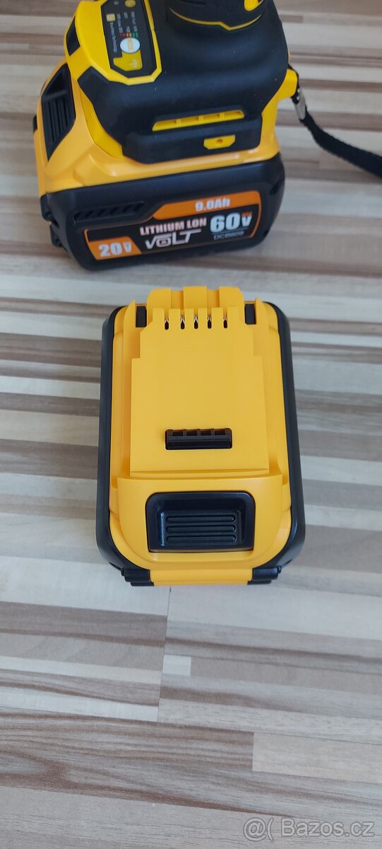 Aku 20V/9.0Ah DCB 609,pro nářadí DeWALT a jiné nářadí. - 4