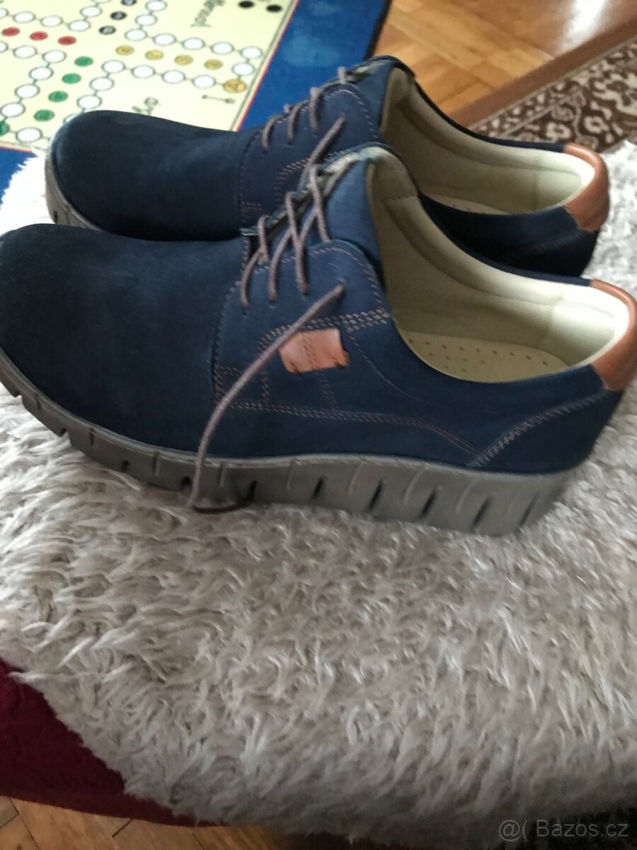 Dámské kožené polobotky - 4