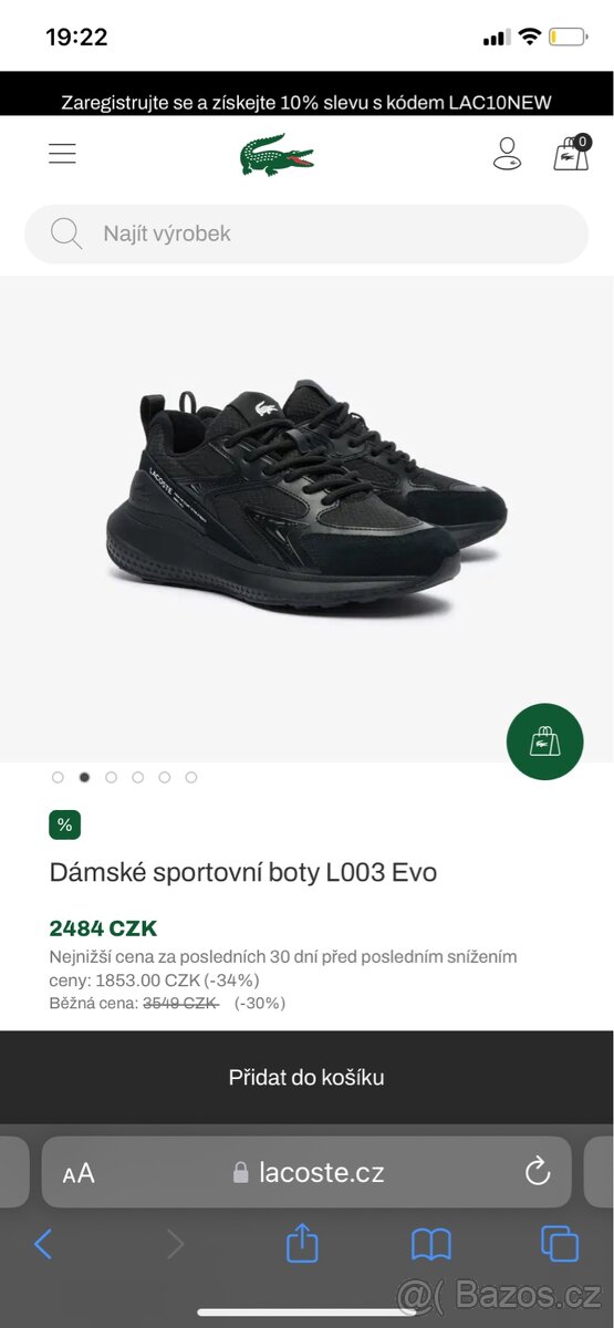Dámské sportovní boty LACOSTE - 4