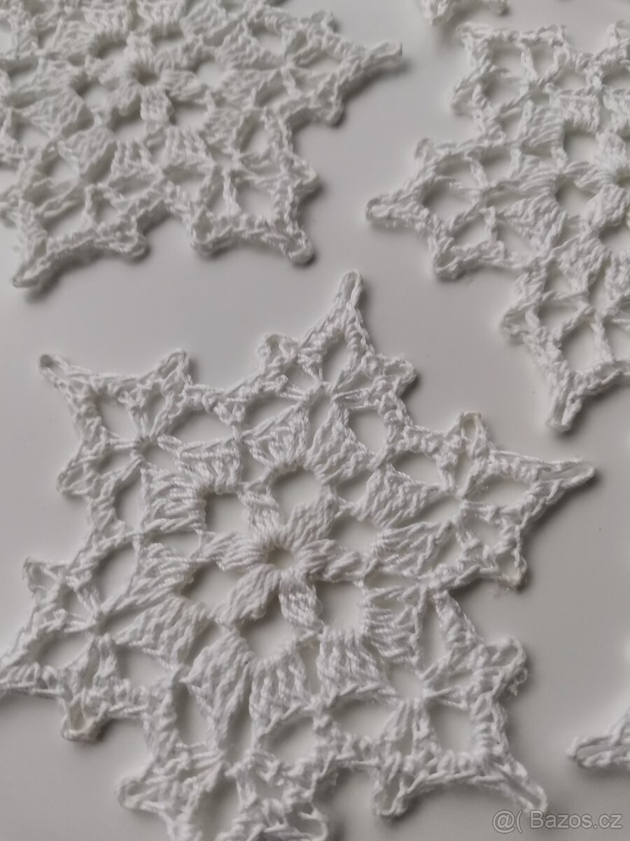 Háčkované vločky - 4