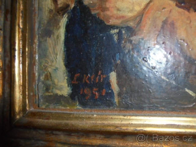 OBRAZ OLEJ NA KARTONU - 4