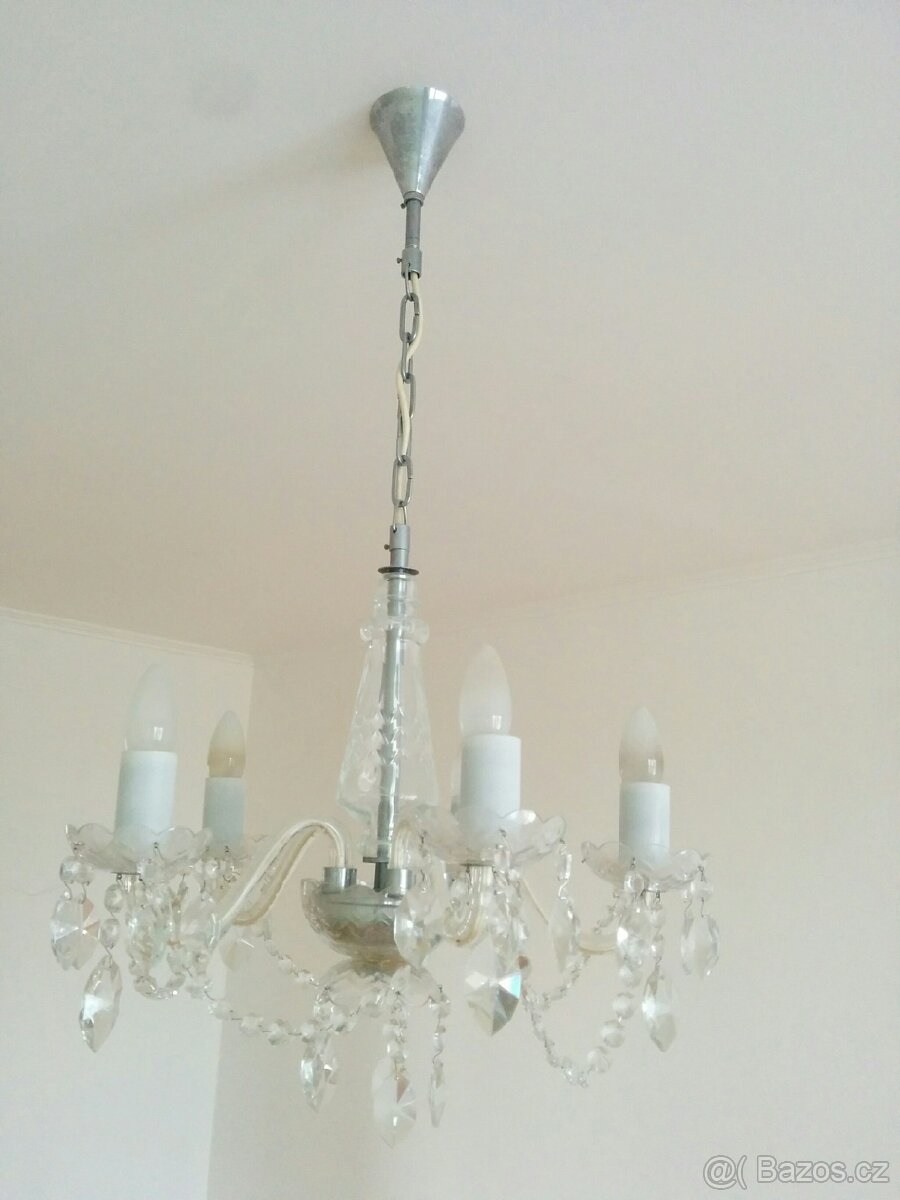 křišťálovy lustr 2ks - 4