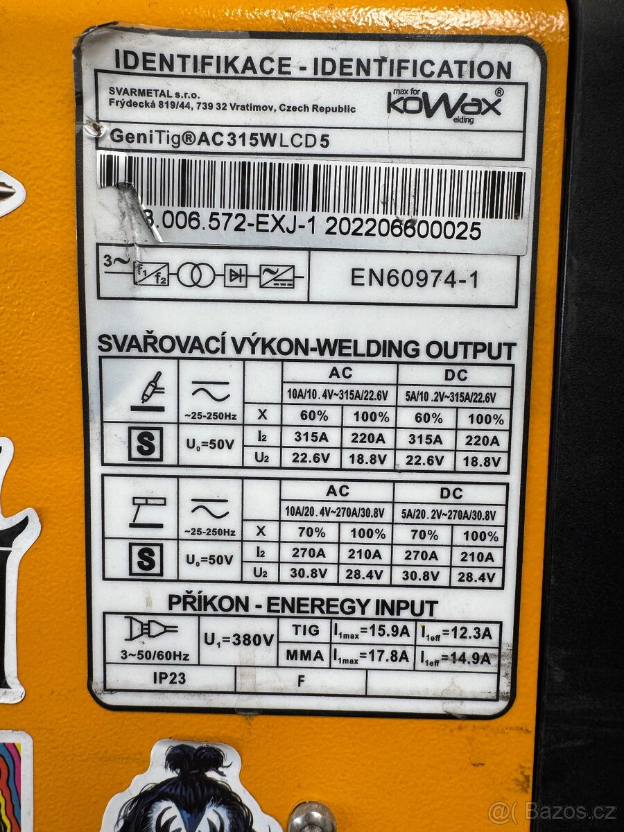 Svářečka kowax genitig 315LCD - 4