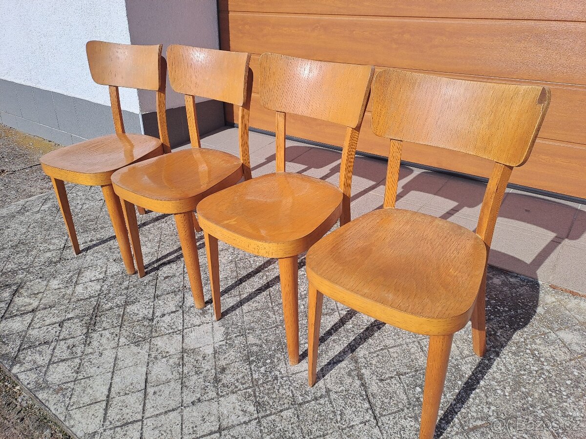 čtyři židle TON - 4