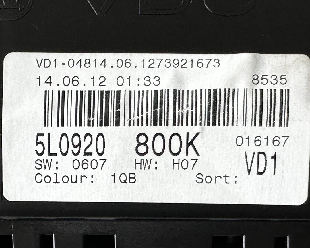 Budíky naftové Maxidot 5L0920800K Škoda Yeti 5L r.v. 2013 - 4