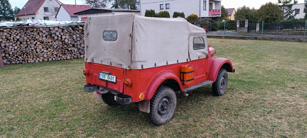 Hasičská souprava GAZ 69 M + ZV-6 + PS-2/3 + vybavení - 4