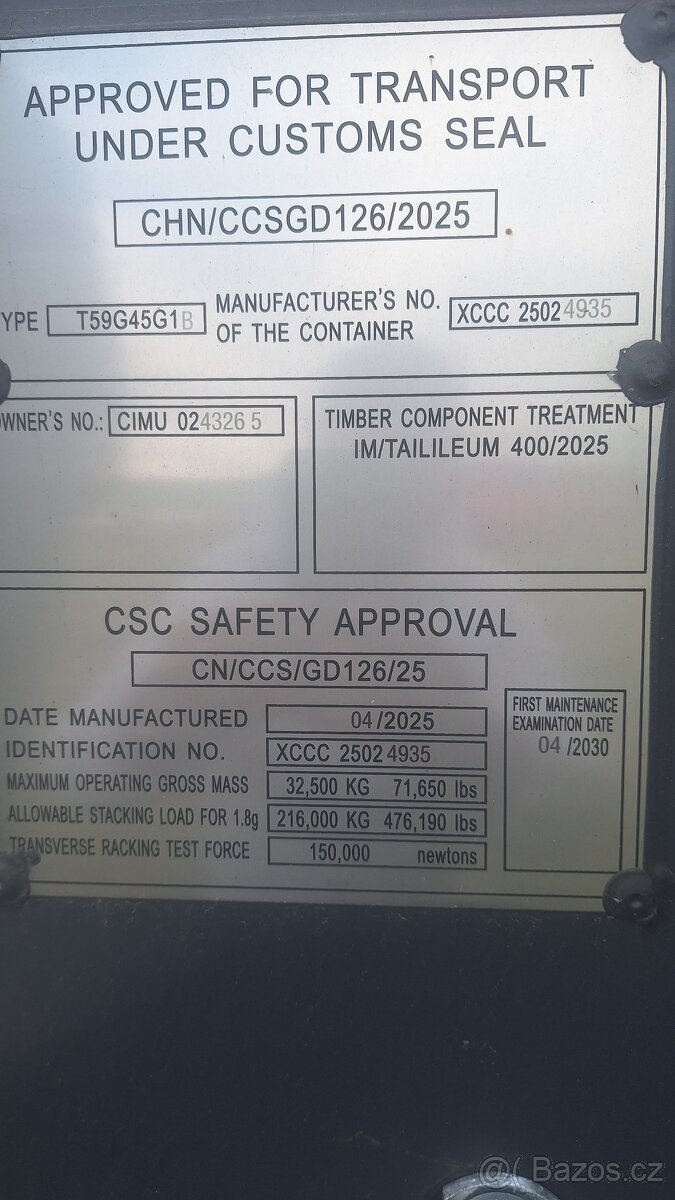 Pronájem skladovacího prostoru 30m2 - NOVÝ KONTEJNER - 4