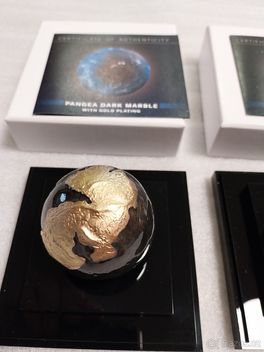 2x 3oz mince Blue Marble, planeta Země 2022 Barbados - 4