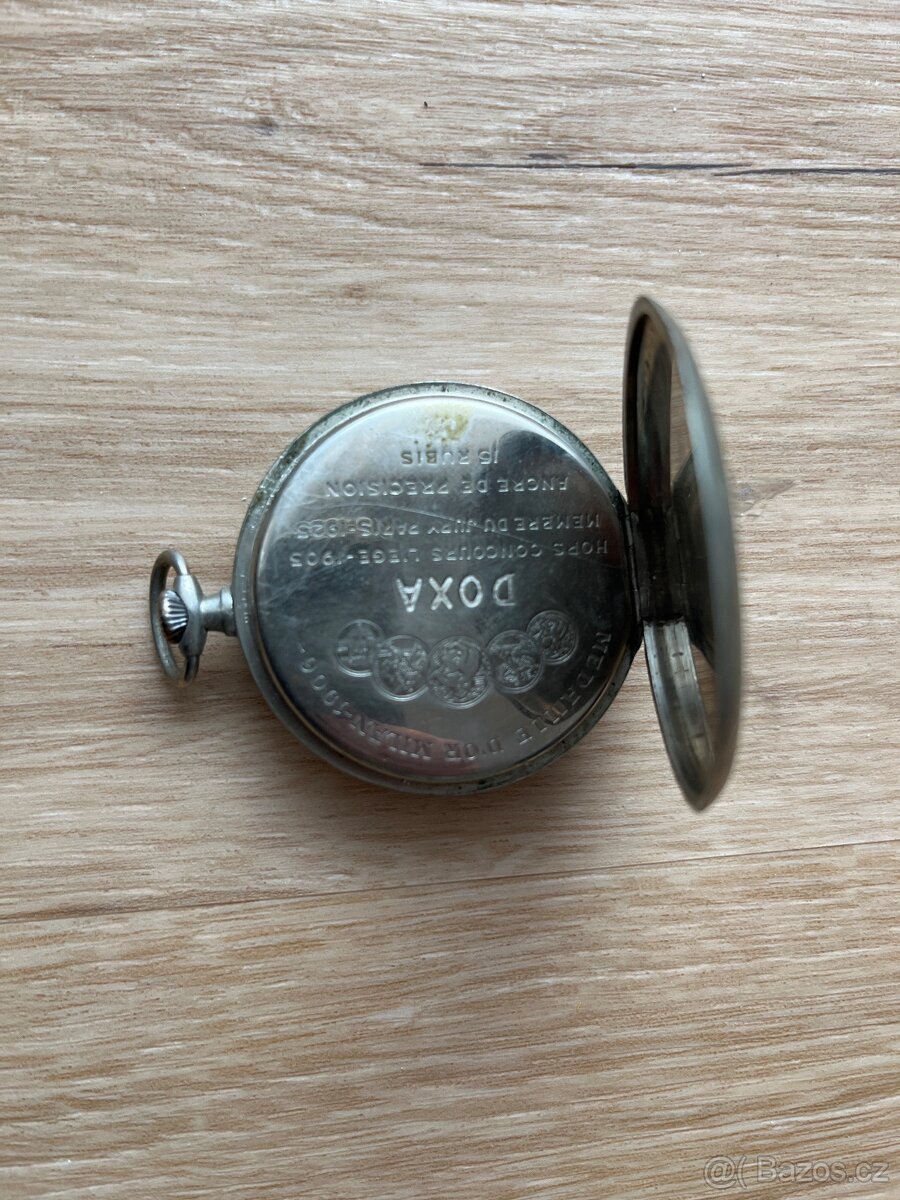 Kapesní hodinky DOXA nefunkční nutno vyštelovat - 4