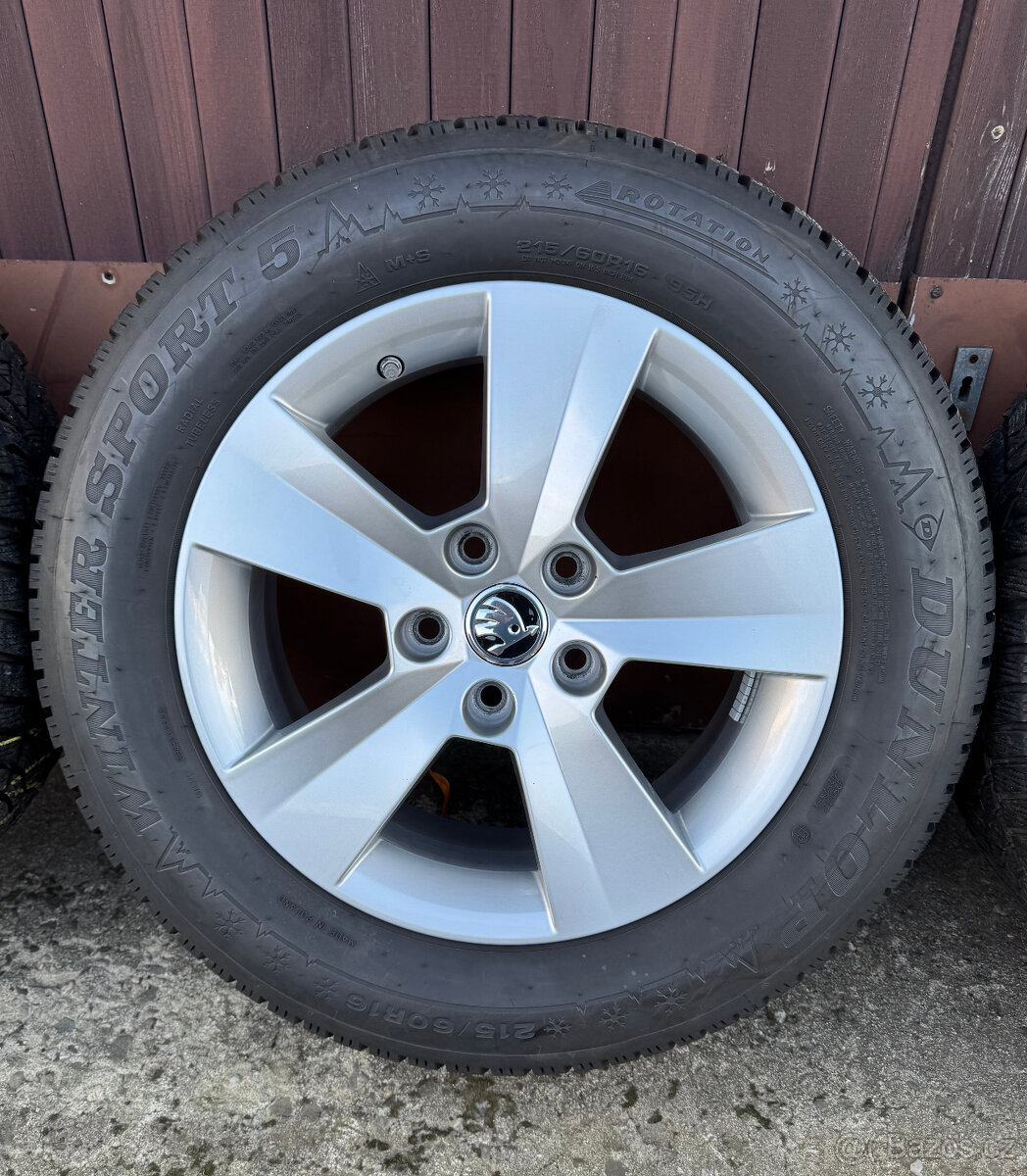 originální ALU kola škoda orion 5x112 - 4