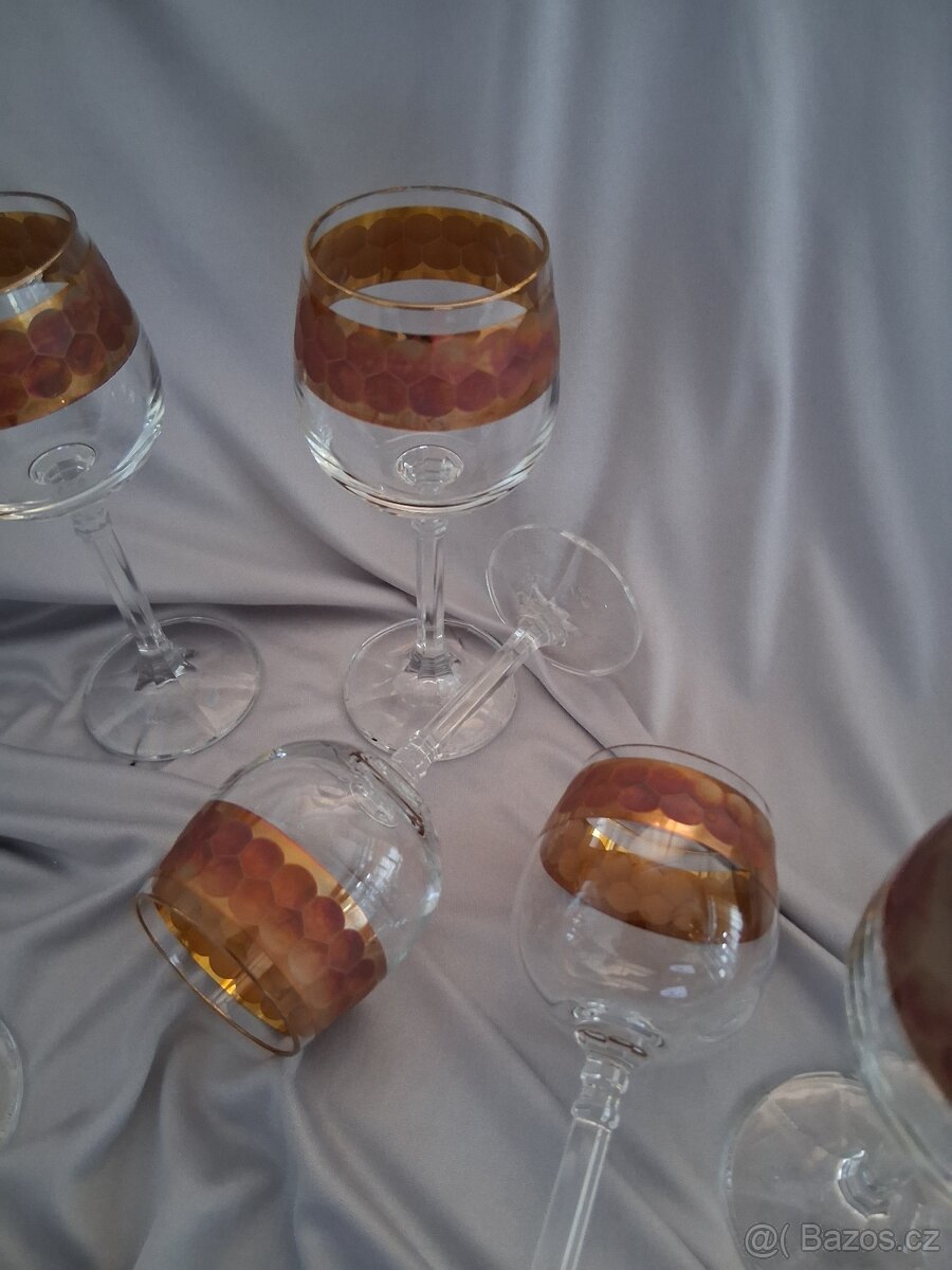 Retro skleničky na likér 6ks - 4