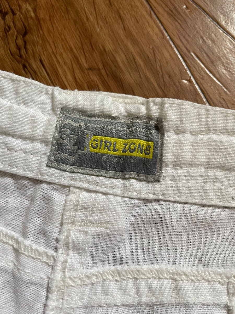 Bílé šortky M - 4