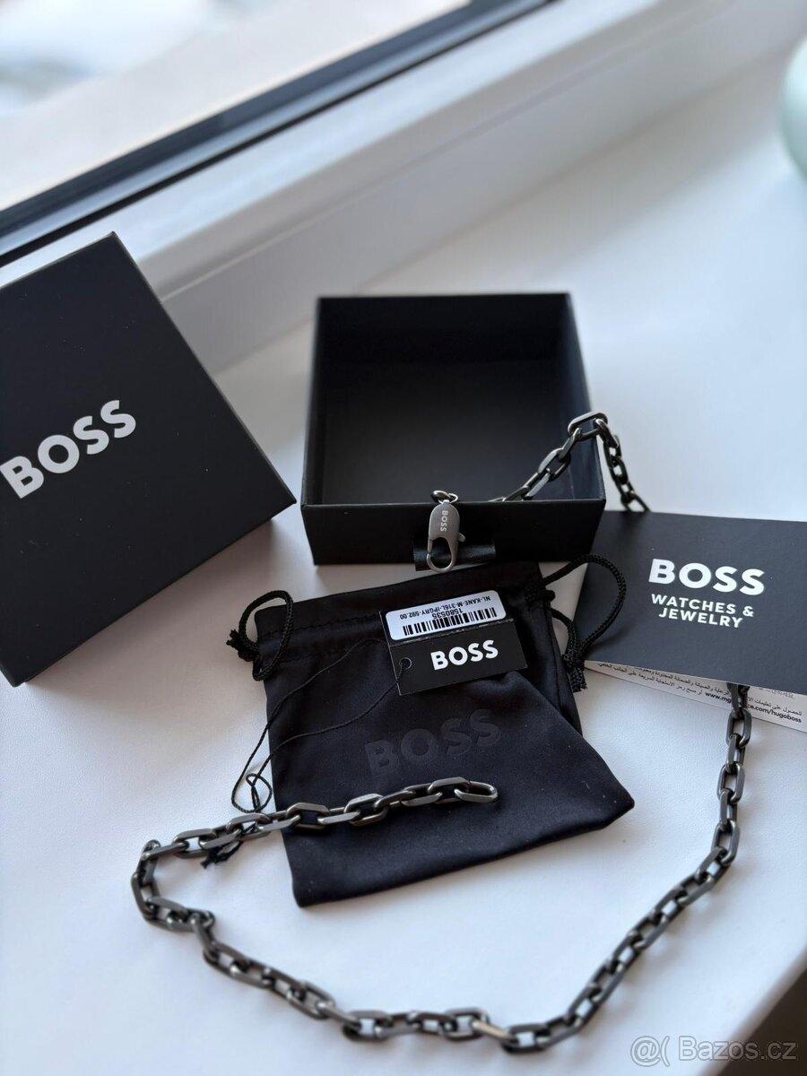 Masivní pánský řetízek Hugo Boss - 4