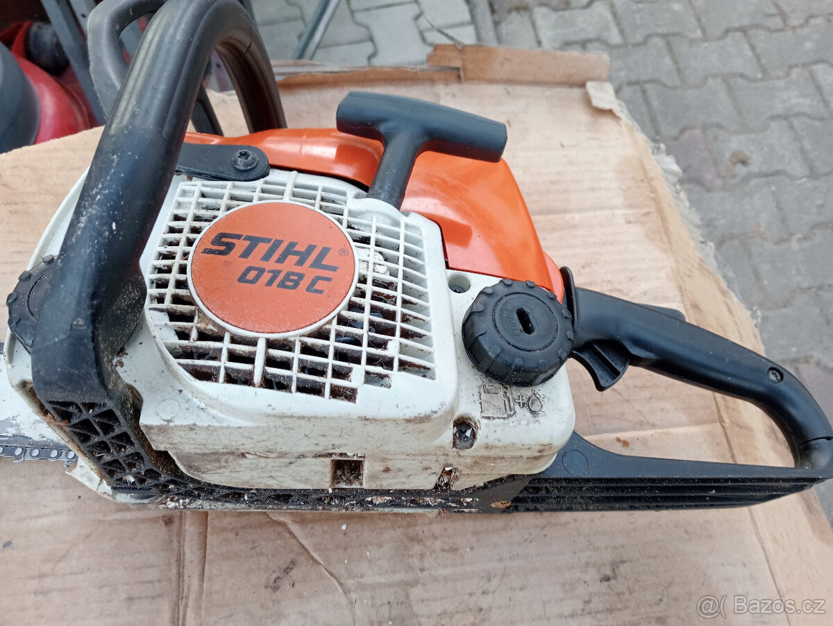 Prodám-motorová pila Stihl 018C (MS180) - 4