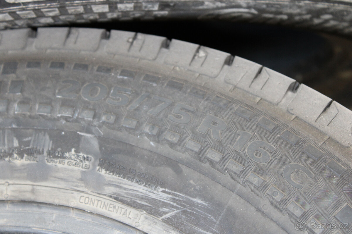CONTINENTAL 205/ 75 R16 C LETNÍ CENA ZA JEDEN KUS - 4