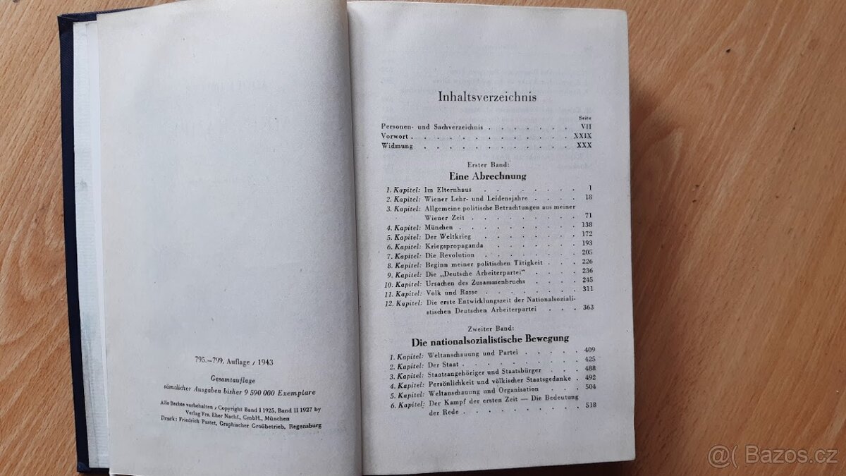 Adolf Hitler Mein Kampf vydani 1943 - 4