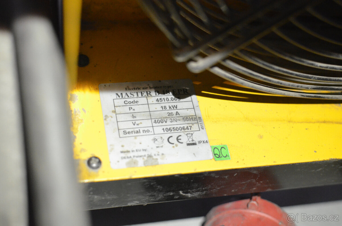Elektrický ohřívač Master B 18 EPR - 4
