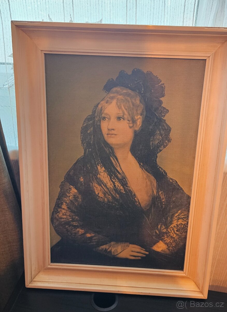 Obraz Francisco Goya - Dona Isabel Cobos de Forcel - 4