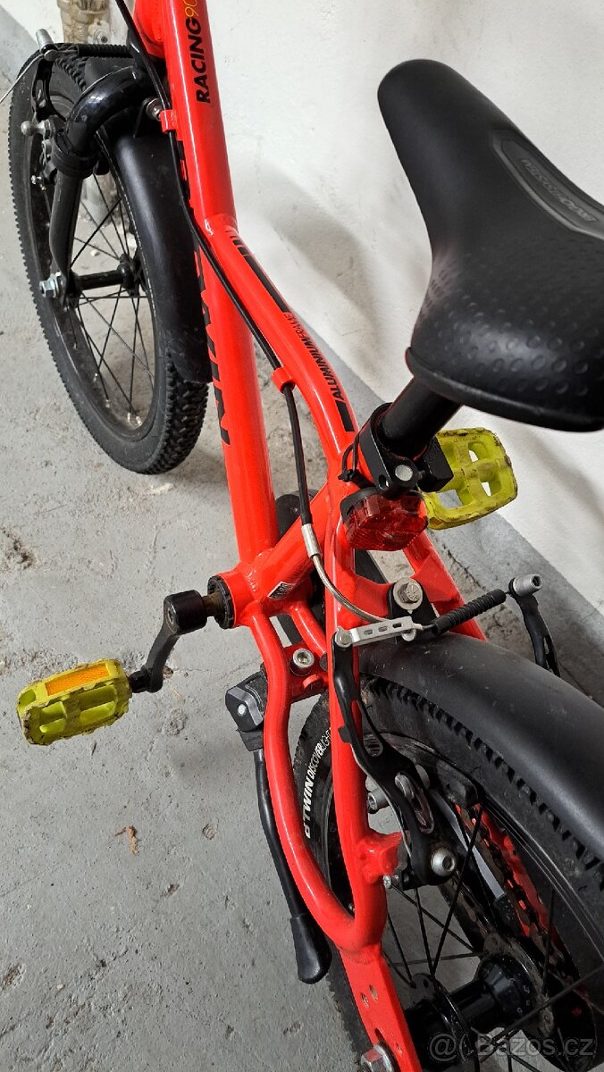 BTWIN 16" KOLO 900 RACING ČERVENÉ - 4
