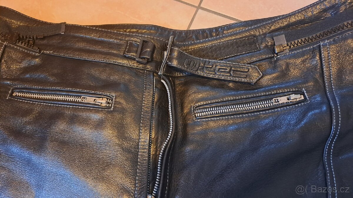 Kvalitní kožené moto kalhoty - 4