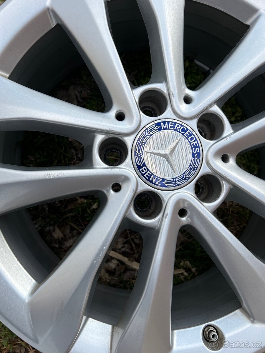 Prodám alu Mercedes 5x112 r17 TPMS - 4