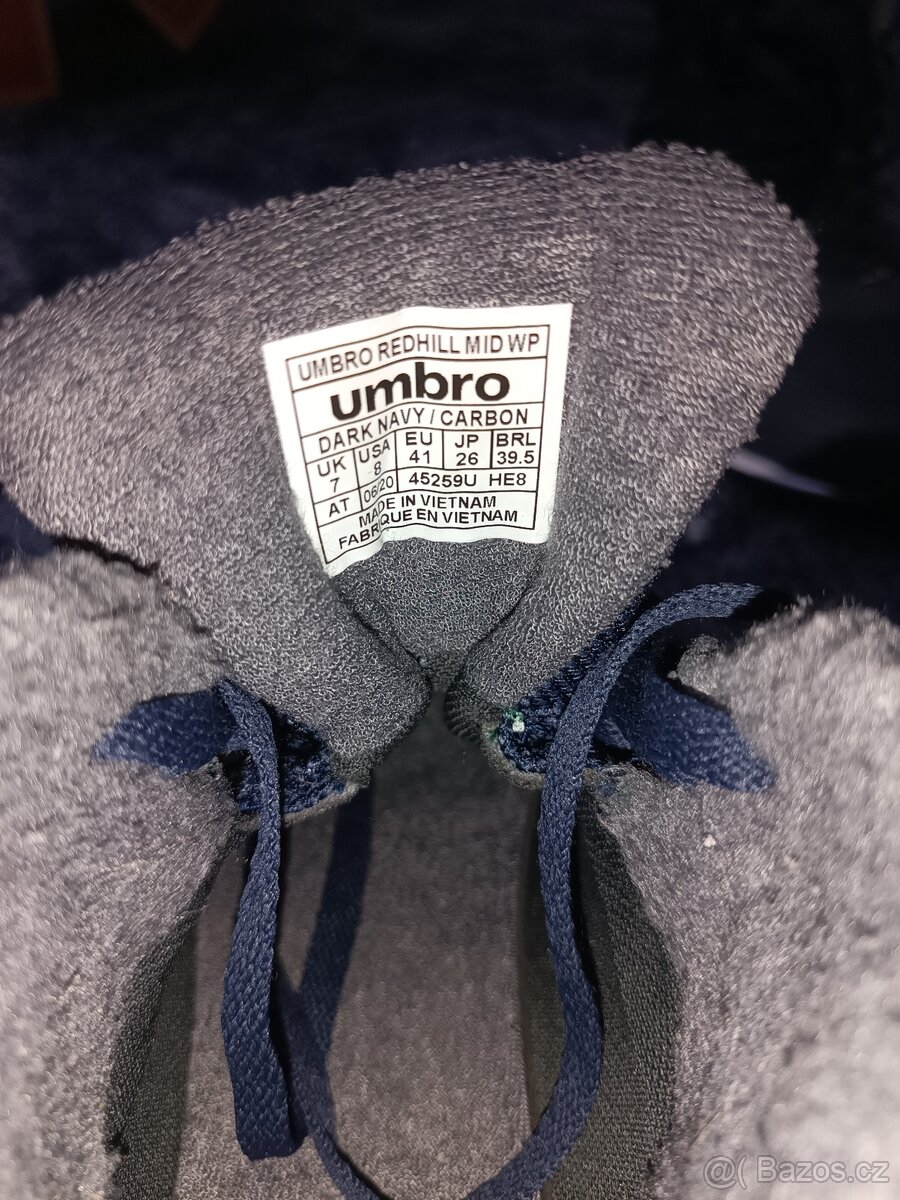 Prodám zimní boty zn.Umbro vel.41 - 4