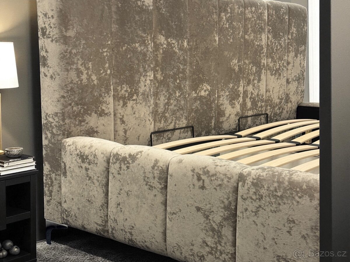 Manželská postel 180/200 a 160/200 úplně nové . - 4