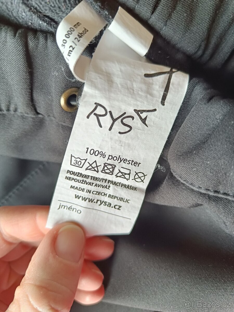Zateplené softshellové kalhoty zn. Rysa - 4